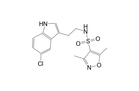 N-[2-(5-chloro-1H-indol-3-yl)ethyl]-3,5-dimethyl-4-isoxazolesulfonamide