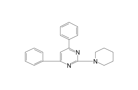 4,6-DIPHENYL-2-PIPERIDINOPYRIMIDINE