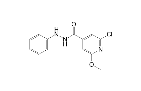 2-chloro-6-methoxyisonicotinic acid, 2-phenylhydrazide