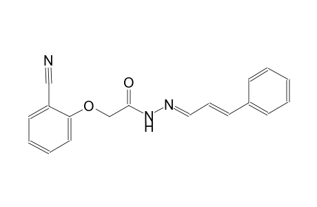 acetic acid, (2-cyanophenoxy)-, 2-[(E,2E)-3-phenyl-2-propenylidene]hydrazide