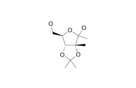 1-DEOXY-3,4-O-ISOPROPYLIDENE-3-C-METHYL-D-PSICOFURANOSE;ANOMER-A