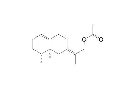 (E)-Eremophila-1(10),7-(11)dien-12-yl-acetate