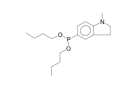 1-METHYL-5-(O,O-DIBUTYLPHOSPHONITO)INDOLINE