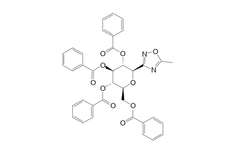 5-METHYL-3-C-(2,3,4,6-TETRA-O-BENZOYL-BETA-D-GLUCOPYRANOSYL)-1,2,4-OXADIAZOLE