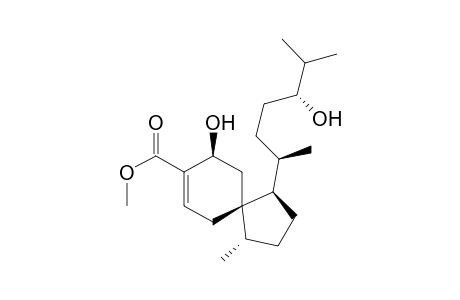 Spiro[4.5]dec-7-ene-8-carboxylic acid, 9-hydroxy-1-(4-hydroxy-1,5-dimethylhexyl)-4-methyl-, methyl ester, [1R-[1.alpha.(1R*,4R*),4.beta.,5.beta.(S*)]]-