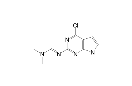 4-CHLORO-2-DIMETHYLAMINO-METHYLENEAMINO-7H-PYRROLO-[2,3-D]-PYRIMIDINE