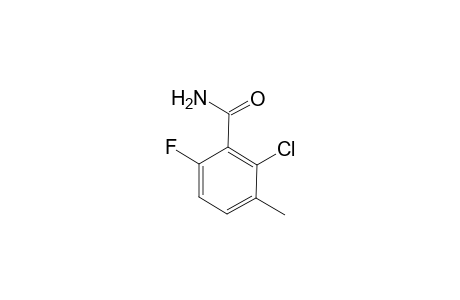 2-Chloro-6-fluoro-3-methylbenzamide