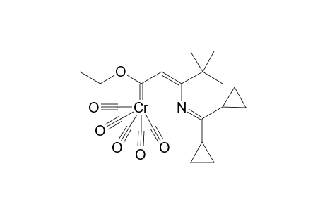 Pentacarbonyl { -3-{ [(dicyclopropylmethylene)amino]-4,4-dimethyl-1-ethoxy-2-pentenylidene} chromium