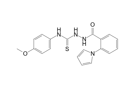 4-(p-methoxyphenyl)-1-[o-(pyrrol-1-yl)benzoyl]-3-thiosemicarbazide