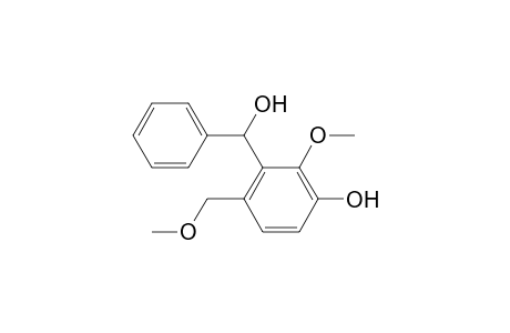 3-Hydroxy-2-methoxy-6-(methoxymethyl)-.alpha.-phenylbenzyl alcohol