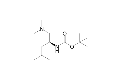 tert-Butyl (S)-N-[1-(dimethylaminomethyl)-3-methylbutyl]carbamate