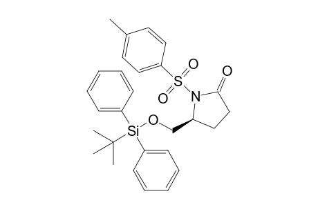 (5S)-5-[[tert-butyl(diphenyl)silyl]oxymethyl]-1-(4-methylphenyl)sulfonyl-pyrrolidin-2-one