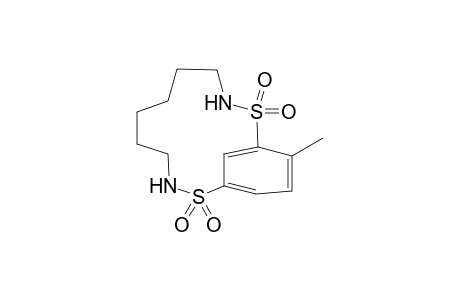 2,11-dithia-3,10-diazabicyclo[10.3.1]hexadeca-1(16),12,14-triene, 13-methyl-, 2,2,11,11-tetraoxide