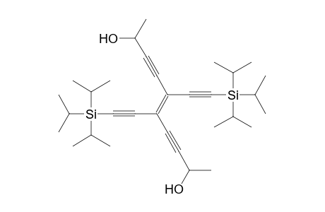 5,6-bis[(Triisopropylsilyl)ethynyl]dec-5-ene-3,7-diyne-2.9-diol
