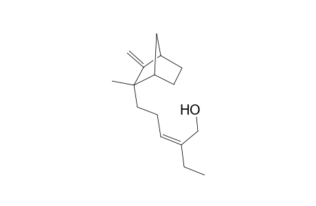 (Z) -5 -(2 -Methyl-3 -methylene-bicyclo[2.2.1]hept-2 -yl) -2 -ethyl-pent-2 -enol