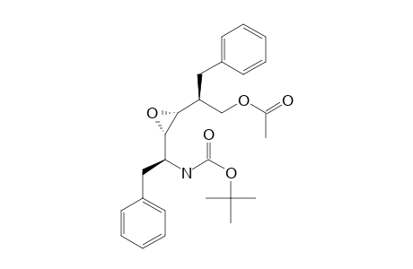 (2S,3R,4R,5S)-2-BENZYL-5-((TERT.-BUTOXYCARBONYL)-AMINO)-3,4-EPOXY-6-PHENYLHEXYL-ACETATE