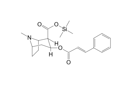 (trans)-Cinnamoylecgoninemethyl ester TMS
