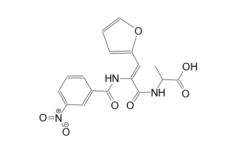 alanine, N-[(2Z)-3-(2-furanyl)-2-[(3-nitrobenzoyl)amino]-1-oxo-2-propenyl]-
