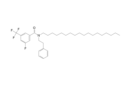 3-Fluoro-5-(trifluoromethyl)benzamide, N-(2-phenylethyl)-N-octadecyl-