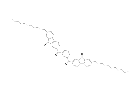 2-[3-(9-keto-7-undecyl-fluorene-2-carbonyl)benzoyl]-7-undecyl-fluoren-9-one