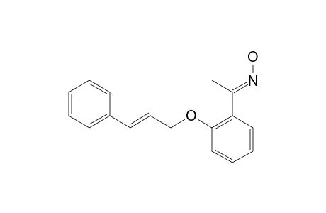 O-CINNAMYLOXYACETOPHENONE-OXIME