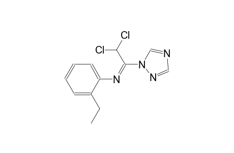 N-[(E)-2,2-dichloro-1-(1H-1,2,4-triazol-1-yl)ethylidene]-2-ethylaniline