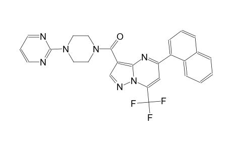 5-(1-naphthyl)-3-{[4-(2-pyrimidinyl)-1-piperazinyl]carbonyl}-7-(trifluoromethyl)pyrazolo[1,5-a]pyrimidine