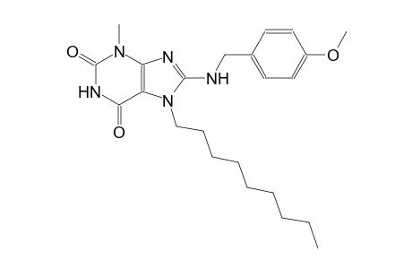 8-[(4-methoxybenzyl)amino]-3-methyl-7-nonyl-3,7-dihydro-1H-purine-2,6-dione