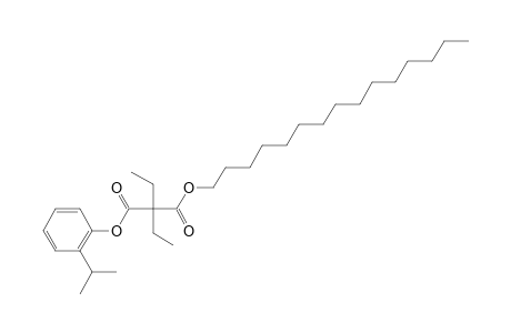 Diethylmalonic acid, 2-isopropylphenyl pentadecyl ester