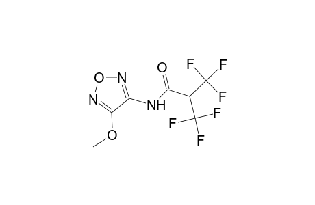 3,3,3-Trifluoro-N-(4-methoxy-1,2,5-oxadiazol-3-yl)-2-(trifluoromethyl)propanamide