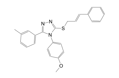 4-(4-methoxyphenyl)-3-(3-methylphenyl)-5-{[(2E)-3-phenyl-2-propenyl]sulfanyl}-4H-1,2,4-triazole