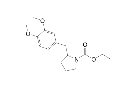 2-veratrylpyrrolidine-1-carboxylic acid ethyl ester