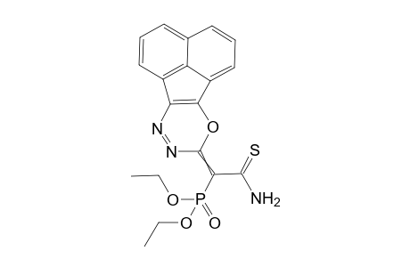 Diethyl 2-thiocarbamoyl (1',2'-dihydro-8-acenaphthene)[2',1'-a](1,3,4-oxadiazin-2-ylidene)methylphosphonate