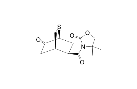 (1'S*,4'S*,5'R*)-4,4-DIMETHYL-3-(2'-THIABICYCLO-[2.2.2]-OCTAN-7'-ONE-5'-CARBONYL)-2-OXAZOLIDINONE