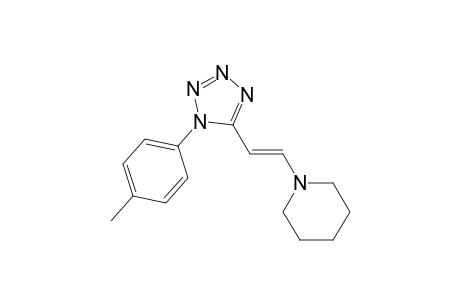 trans-5-(2-piperidinovinyl)-1-p-tolyl-1H-tetrazole
