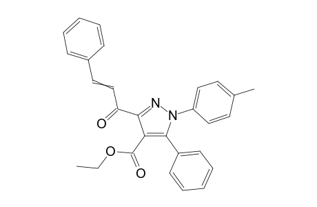Ethyl 3-cinnamoyl-5-phenyl-1-(p-tolyl)-1H-pyrazole-4-carboxylate
