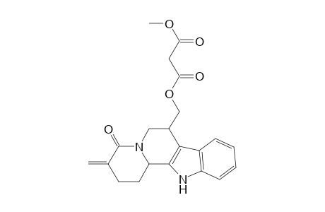 17,18-Dinorcorynan-21-one, 19,20-didehydro-16-(3-methoxy-1,3-dioxopropoxy)-, (3.beta.)-(.+-.)-