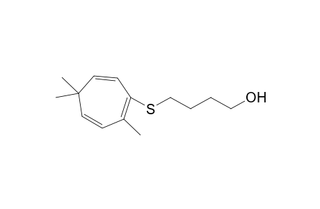2,5,5-Trimethyl-2-(4-hydroxybutylthio)cycloheptatriene
