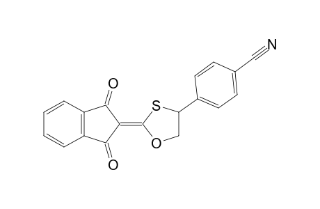 4-(4-Cyanophenyl)-2-(1,3-dioxoindan-2-ylidene)-1,3-oxathiolane