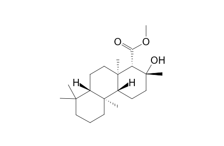 Methyl ester of (1R'-(1.alpha.,2.beta.,4a.beta.,4ba,8a.beta.,10 3a.alpha.))tetradecahydro-2-hydroxy-2,4b,8,8,10a-pentamethyl-1-phenanthranecarboxylic acid