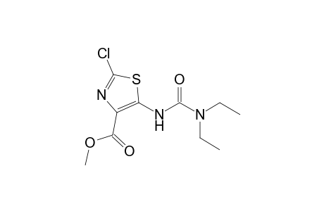 2-Chloro-5-(diethylcarbamoylamino)thiazole-4-carboxylic acid methyl ester