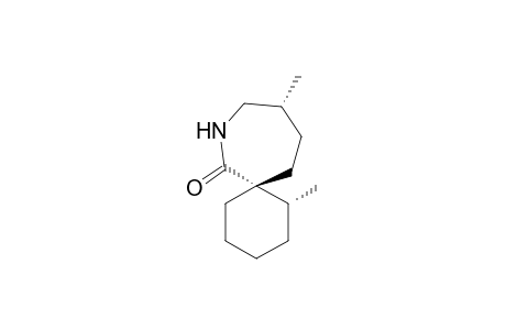 (1R,6R,10R)-1,10-Dimethyl-8-azaspiro[5.6]dodecan-7-one