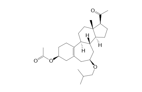 3a-Acetoxy-B-homo-6as-isobutyloxy-pregna-5(10)-en-20-one