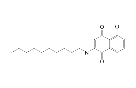 2-DECYLAMINO-5-HYDROXY-1,4-NAPHTHOQUINONE