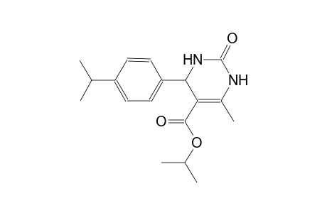 5-pyrimidinecarboxylic acid, 1,2,3,4-tetrahydro-6-methyl-4-[4-(1-methylethyl)phenyl]-2-oxo-, 1-methylethyl ester