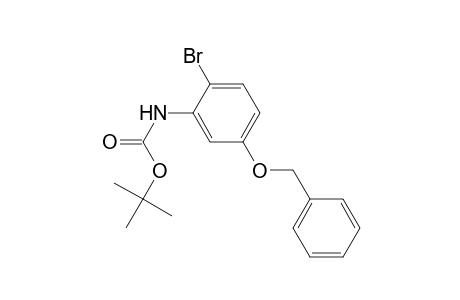 N-(2-bromo-5-phenylmethoxyphenyl)carbamic acid tert-butyl ester