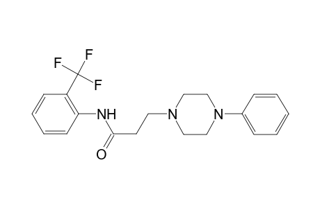 3-(4-Phenyl-1-piperazinyl)-N-[2-(trifluoromethyl)phenyl]propanamide