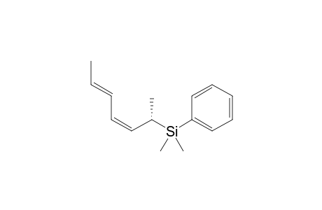 (3Z,5E,2S)-Dimethyl(hepta-3,5-dien-2-yl)phenylsilane