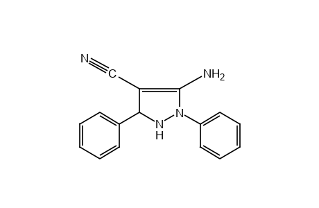 3-amino-2,5-diphenyl-3-pyrazoline-4-carbonitrile