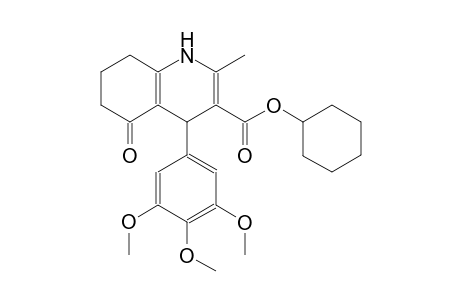 cyclohexyl 2-methyl-5-oxo-4-(3,4,5-trimethoxyphenyl)-1,4,5,6,7,8-hexahydro-3-quinolinecarboxylate